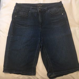 Melissa McCarthy Seven7 Denim Bermuda Shorts